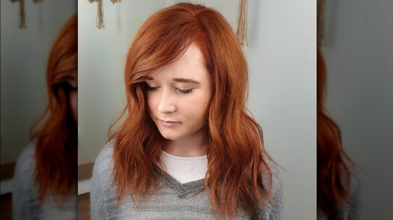 person with red hair