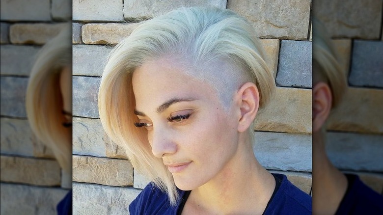 person with side underucut