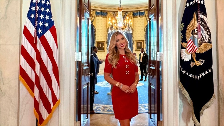 Gracie Hunt visiting the White House