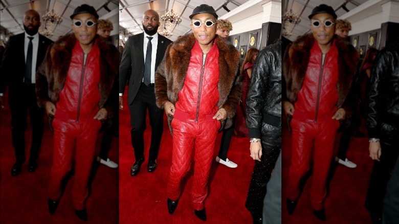 Pharrell Williams on the red carpet