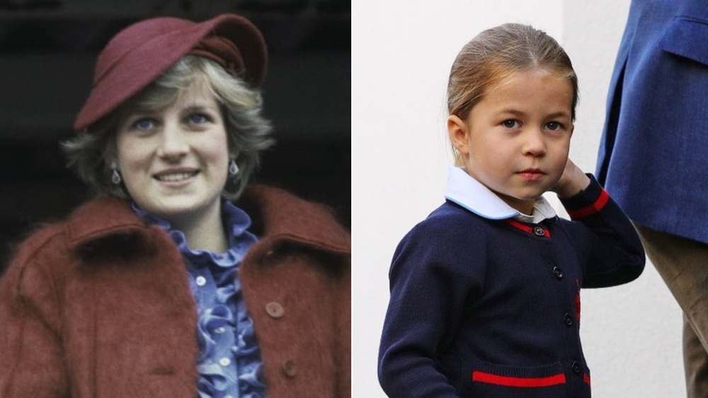 Princess Diana and Princess Charlotte