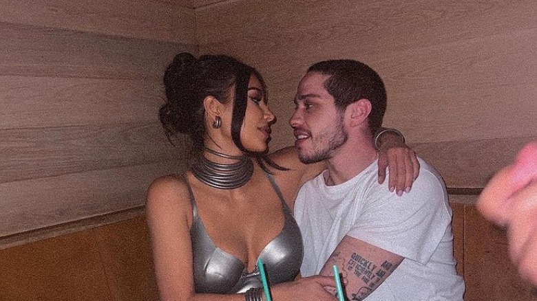 Kim Kardashian and Pete Davidson in Instagram photo