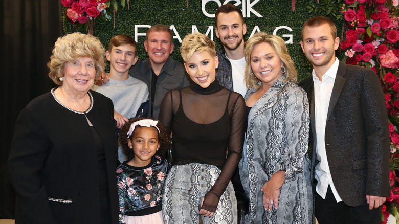 The Chrisley family posing together