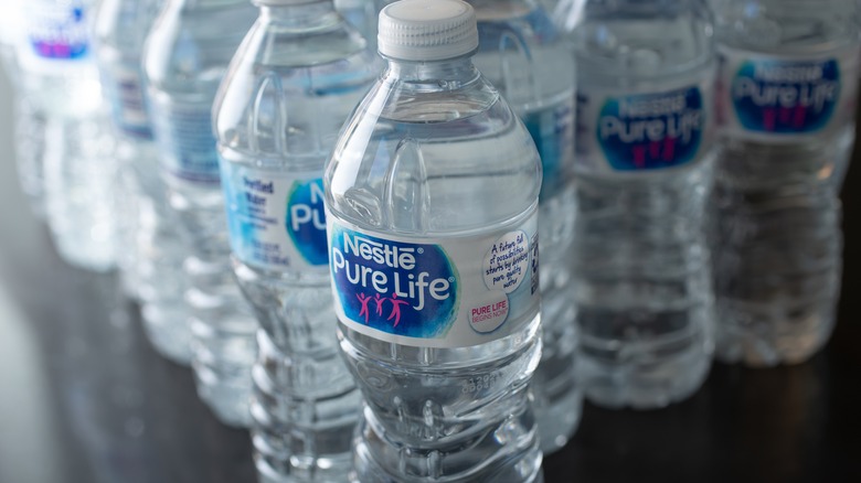 Nestle Pure Life water bottles