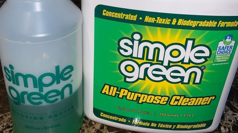 Two containers of Simple Green all-purpose cleaner