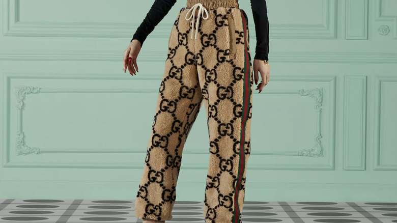 GG jacquard jogging pants