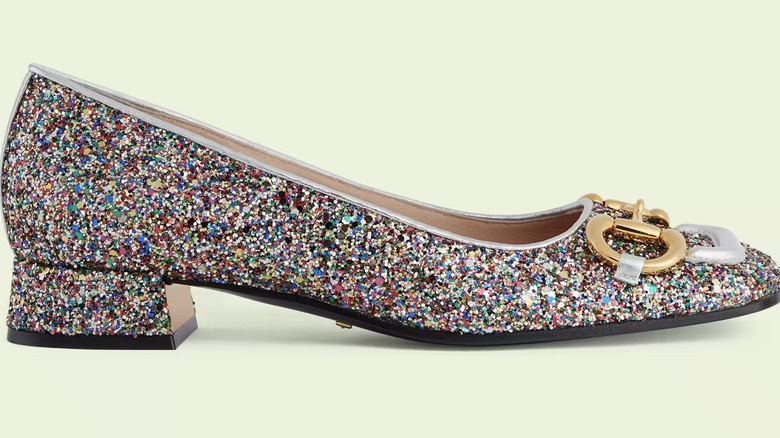 Lovelight crystal ballet flats 