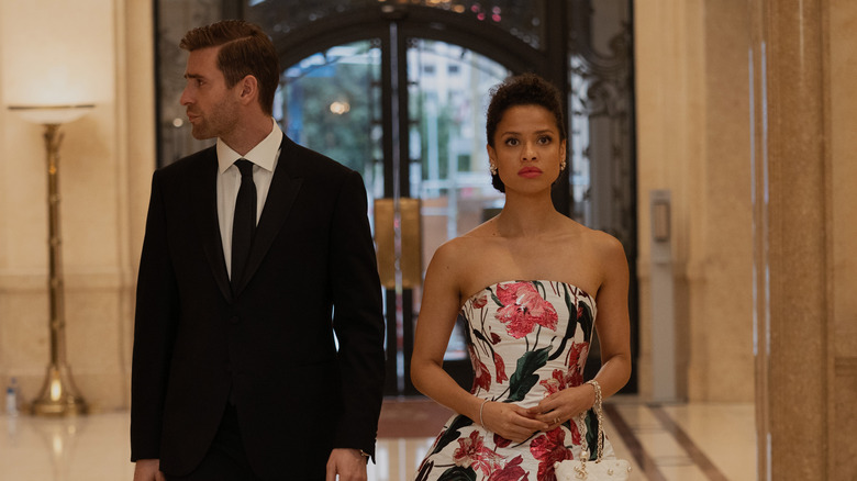 Gugu Mbatha-Raw and co-star Oliver Jackson-Cohen in 'Surface'