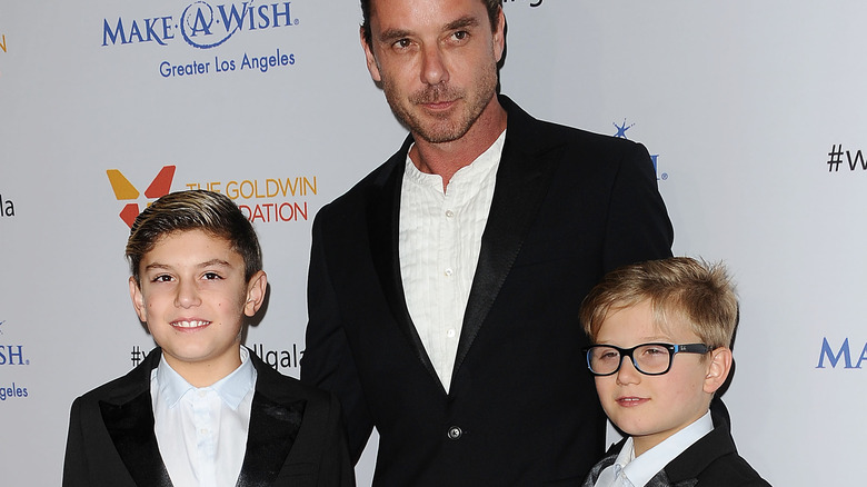 Gavin Rossdale with sons Kingston and Zuma