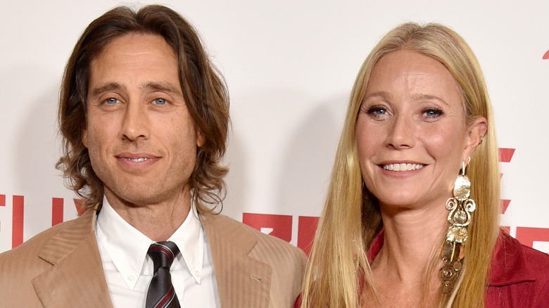 Brad Falchuk and wife Gwyneth Paltrow attend the Los Angeles Premiere Of Netflix's 