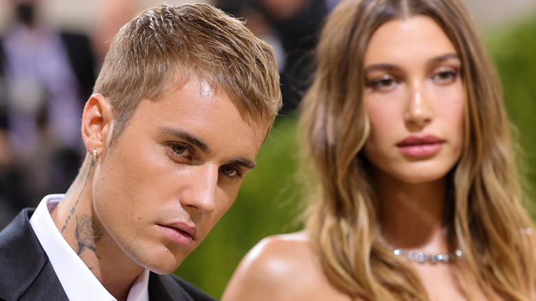 Hailey Baldwin and Justin Bieber at the Met Gala