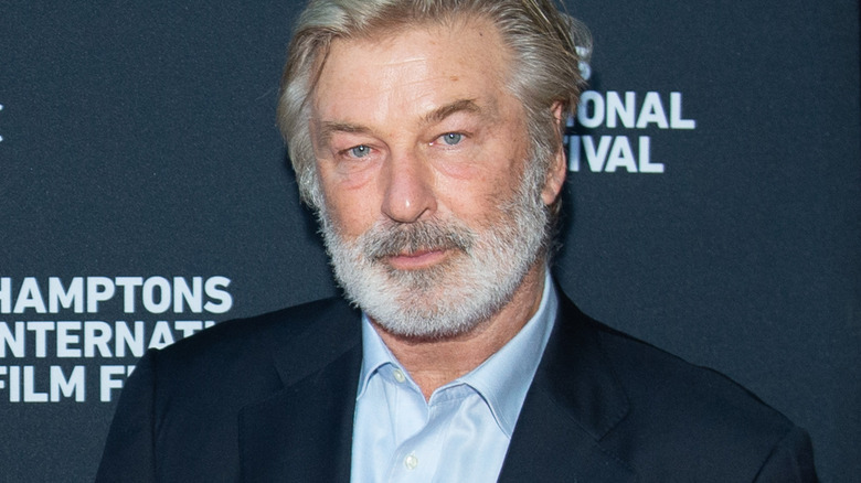 Alec Baldwin not smiling