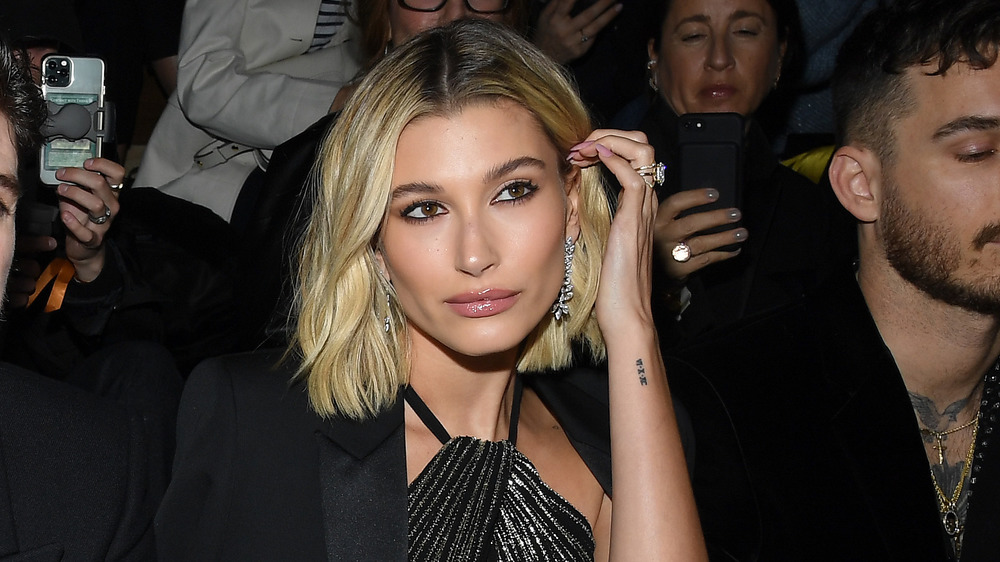 Hailey Bieber gets New York neck tattoo after urging Justin Bieber to  stop getting neck tatts  Daily Mail Online