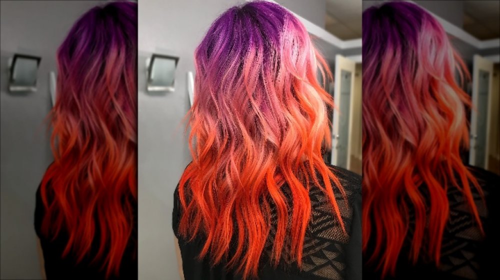 Neon Sunset hair color for 2020