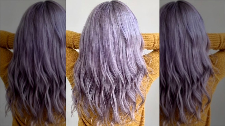 Pastel violet hair