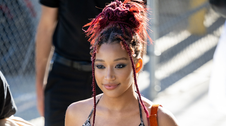 Amandla Stenberg smiling