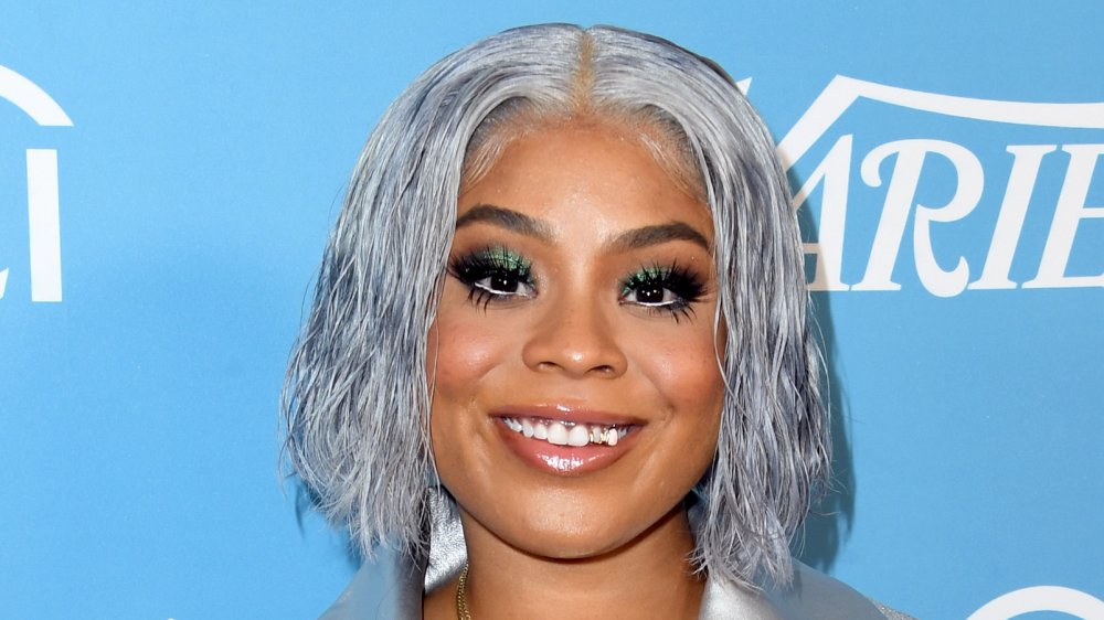 Tayla Parks with silver hair in 2019