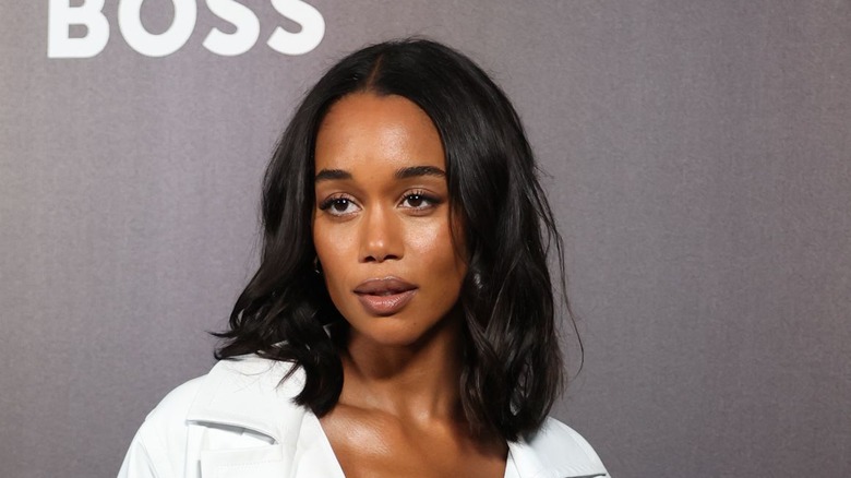 Laura Harrier sporting a Kitty cut