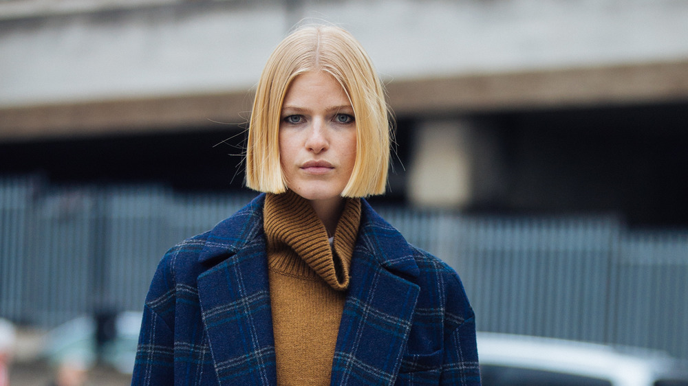 woman with a blunt bob