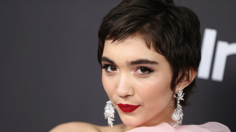 Rowan Blanchard with pixie cut