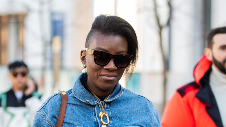 Woman with undercut