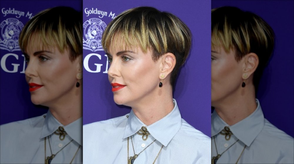 Charlize Theron's orb haircut, a haircut you'll be asking for in spring 2020 