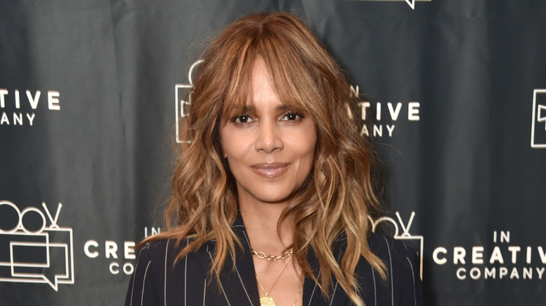 Halle Berry at the screening of 'Bruised' in November 2021