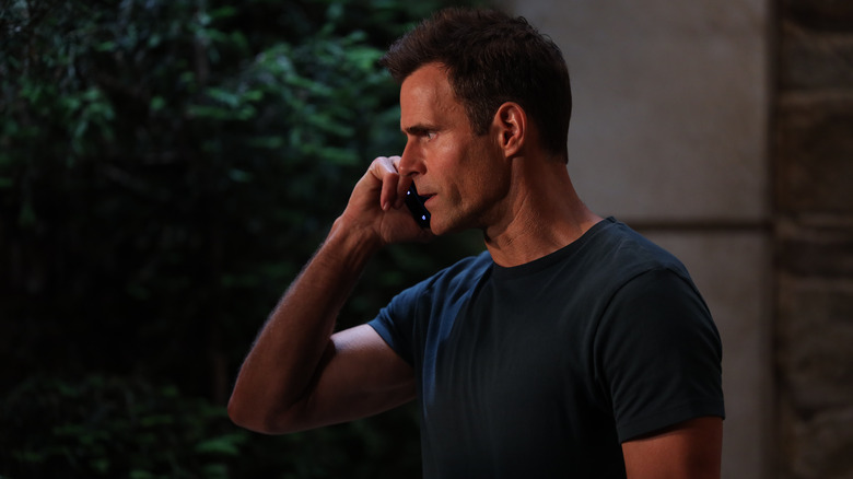 General Hospital's Drew Cain on the phone