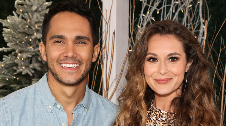 Carlos and Alexa PenaVega smiling