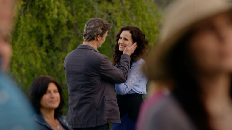 Andie MacDowell and Dylan Neal in Cedar Cove