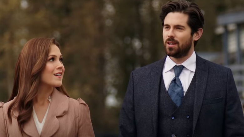 Erin Krakow and Chris McNally in When Calls the Heart