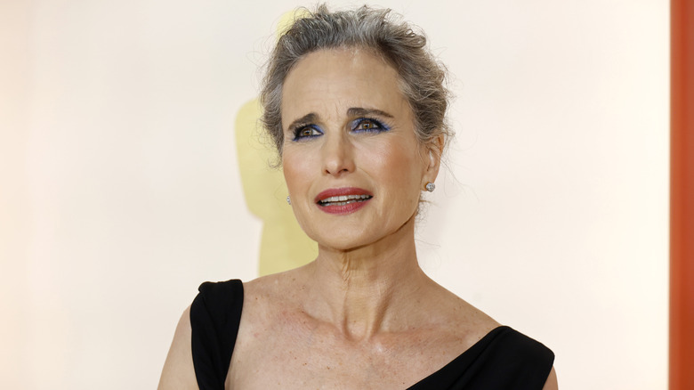 Andie MacDowell at the Academy Awards 