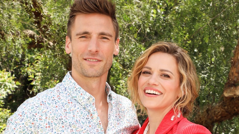 Andrew Walker and Bethany Joy Lenz smiling