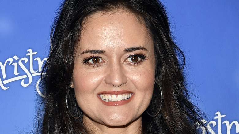 Danica McKellar at the 2022 Christmas Con