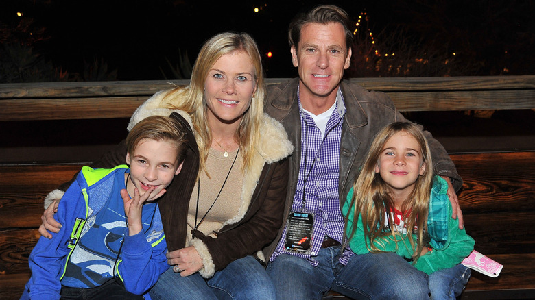 Alison Sweeney and her family