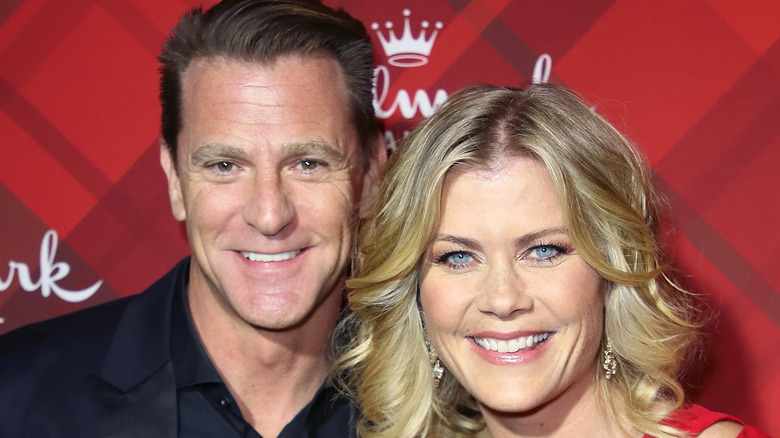 Alison Sweeney and her husband. 