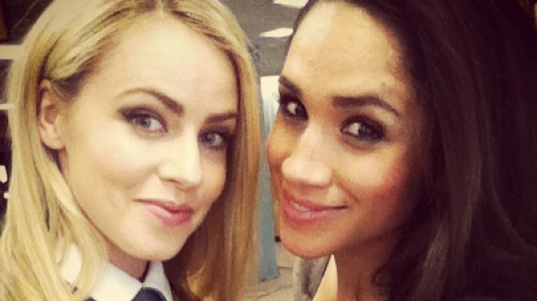 Amanda Schull Meghan Markle smiling selfie