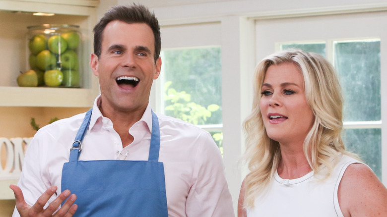 Cameron Mathison and Alison Sweeney on "Home and Family"