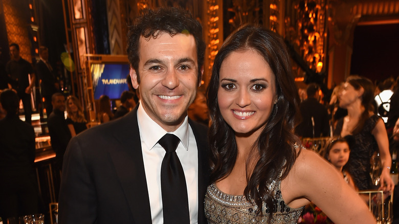 Danica McKellar and Fred Savage posing together