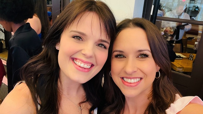 Kimberly J. Brown Lacey Chabert smiling