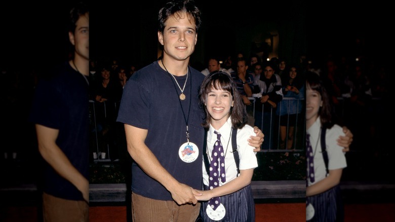 Young Lacey Chabert and Scott Wolf