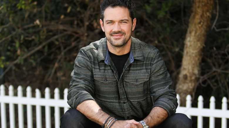 Ryan Paevey flannel shirt outdoors