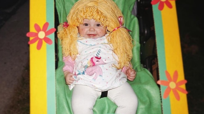 Cabbage Patch Kids stroller costume