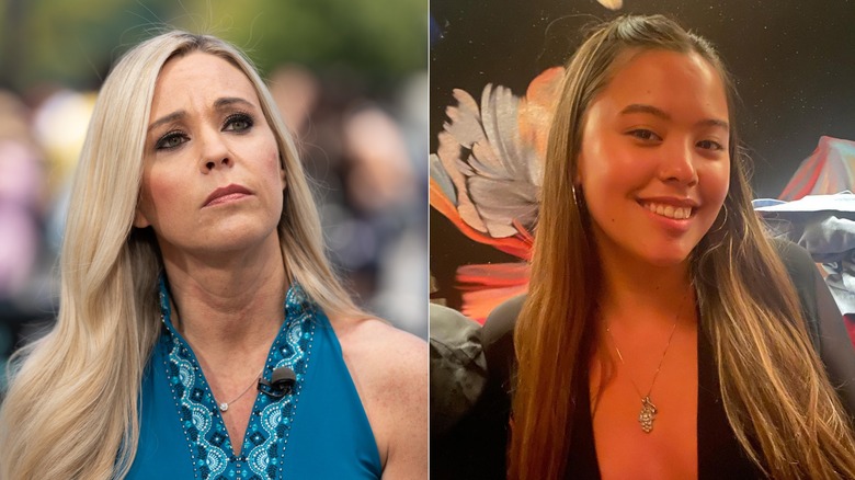 Kate Gosselin and Hannah Gosselin side by side