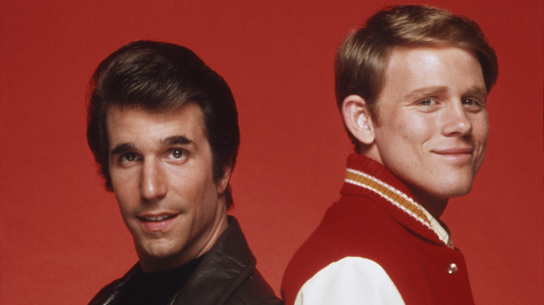 Henry Winkler and Ron Howard