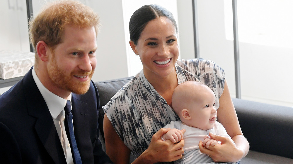 Harry, Meghan and baby Archie