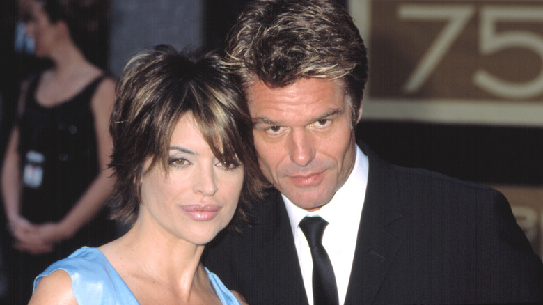 Older photo of Lisa Rinna and Harry Hamlin at NBC 75th Anniversary