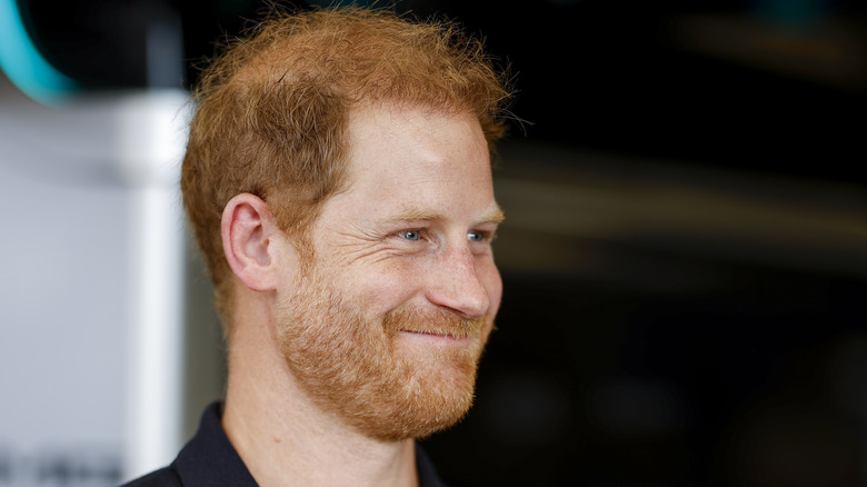 Prince Harry smiling at an event