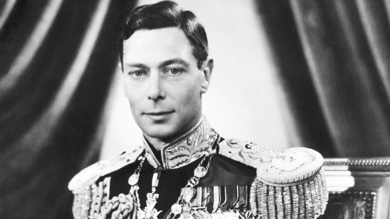 King George VI smiling