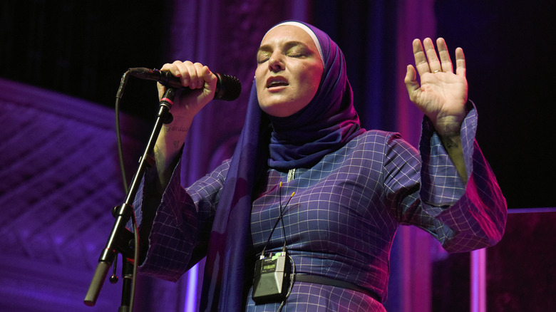 Sinéad O'Connor performing